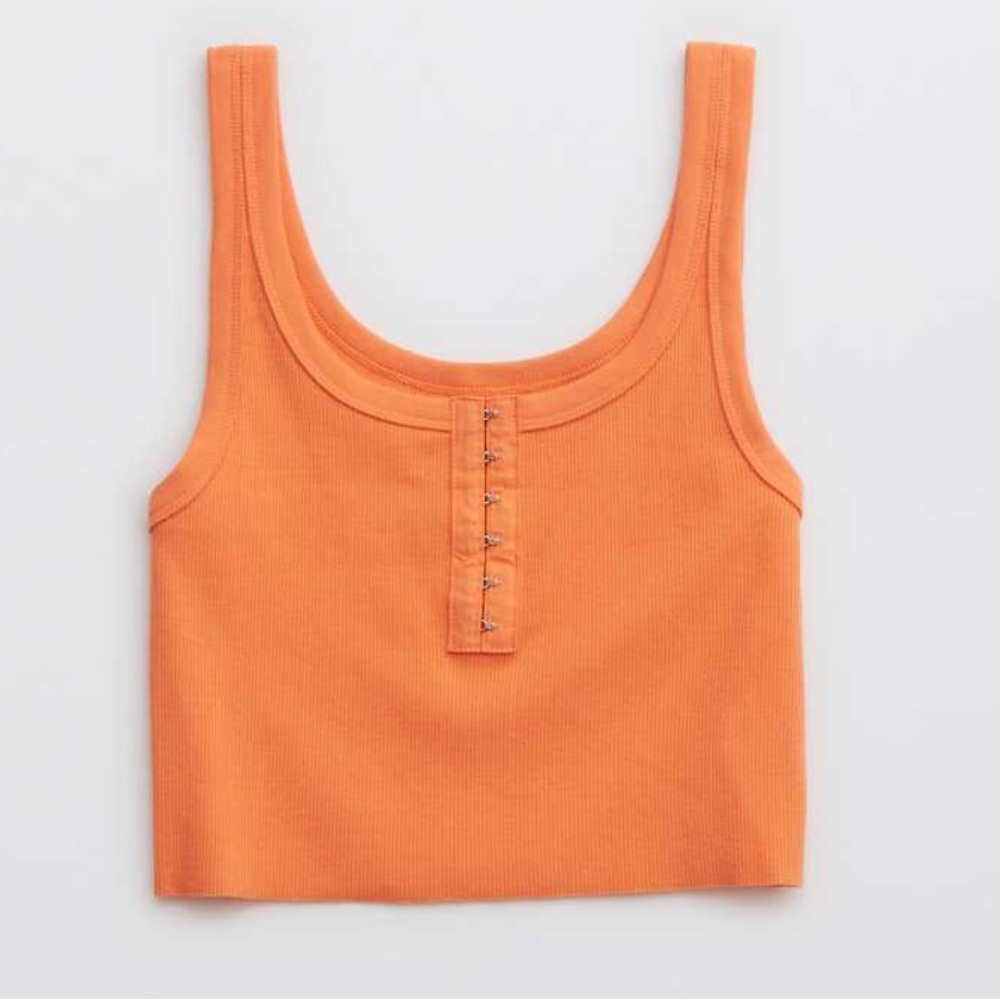 aerie hook and eye cropped cami - xl